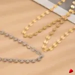 Collier Travesti Long Y Rond Chic Sexy Chaine Metal — galerie