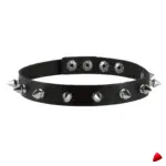Collier Travesti Punk Cloute Faux Cuir Choker Halloween — galerie