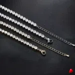 Collier Travesti Chaine Tennis Glace Zircon Cristal — galerie