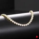 Collier Travesti Chaine Tennis Glace Zircon Cristal — galerie