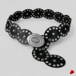 Ceinture Travesti Bohème Boucle Florale Ronde, image principale