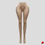 Collant Travesti Cuissard Ouverture Intime, image principale