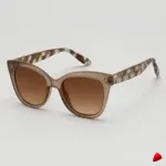 Lunettes de Soleil Travesti Papillon Crystal Rosé, image principale
