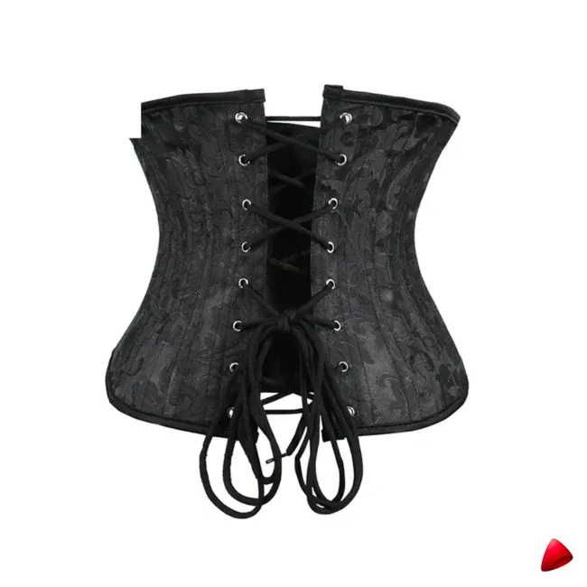 Corset Travesti Noir ou Blanc, vue galerie