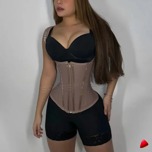 Corset Travesti Colombien Double Compression, vue galerie