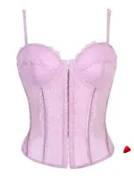 Corset Travesti Résille Bretelles Fines, vue galerie