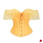 Corset Travesti Volants Épaules Dénudées, vue galerie